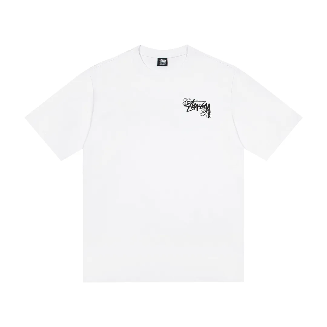 🔥 008# P55 （In Stock ） Stussy Summer LB Tee T Same Style ：Black White Size：S M L XL ： 260 ：